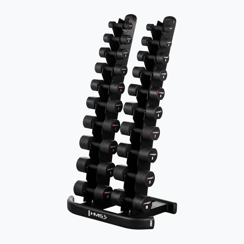 Činky HMS HPT02 TPU 2 ks 10 kg black 6