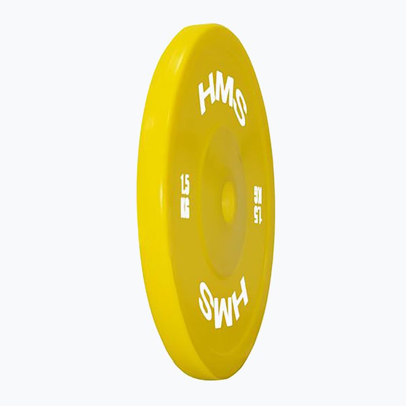 PE olympijské závažie HMS TPP01 2 x 1,5 kg žltá 2