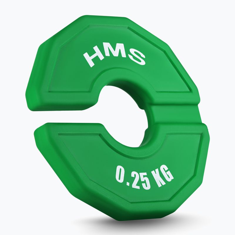 Prídavné kotúče HMS TSN25 2 x 0,25 kg green 2