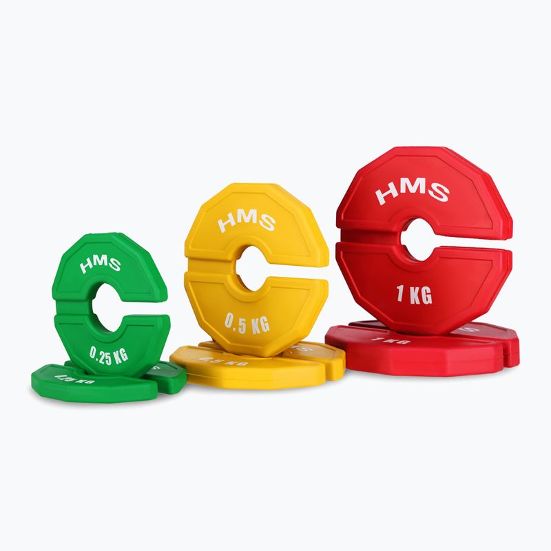 Prídavné kotúče HMS TSN25 2 x 0,25 kg green 3