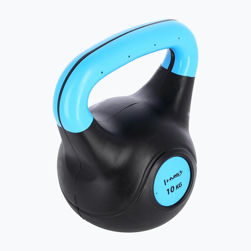 Kettlebell HMS KPC10 10 kg black/blue 2