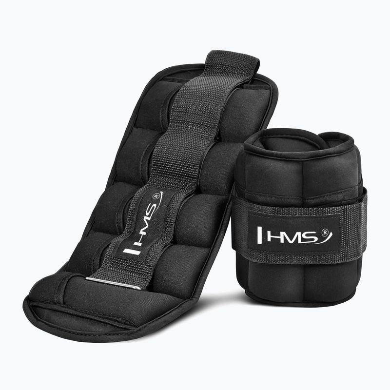 Záťaže na členky a zápästia HMS ONK01 0,5 kg 2 ks black 3
