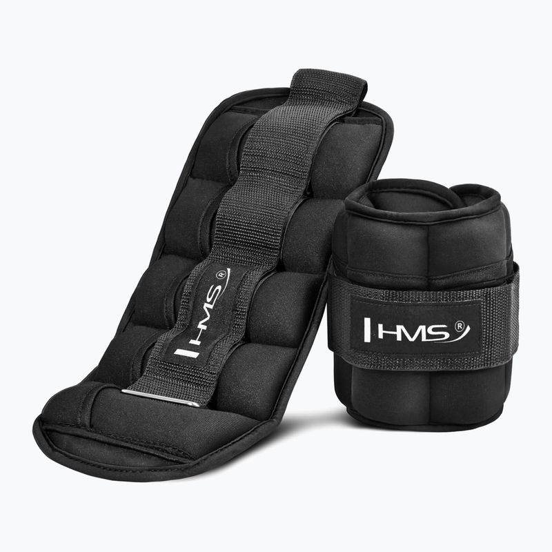 Záťaž na členky a zápästia HMS ONK03 1,5 kg 2 ks čierna 3