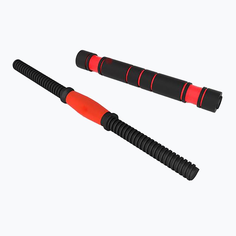 HMS SGN130 Pro Set 6W1 30kg závažia čierna/červená 3