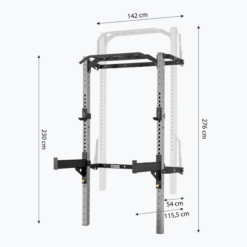 Posilňovacia klietka HMS KLT23 silver 2