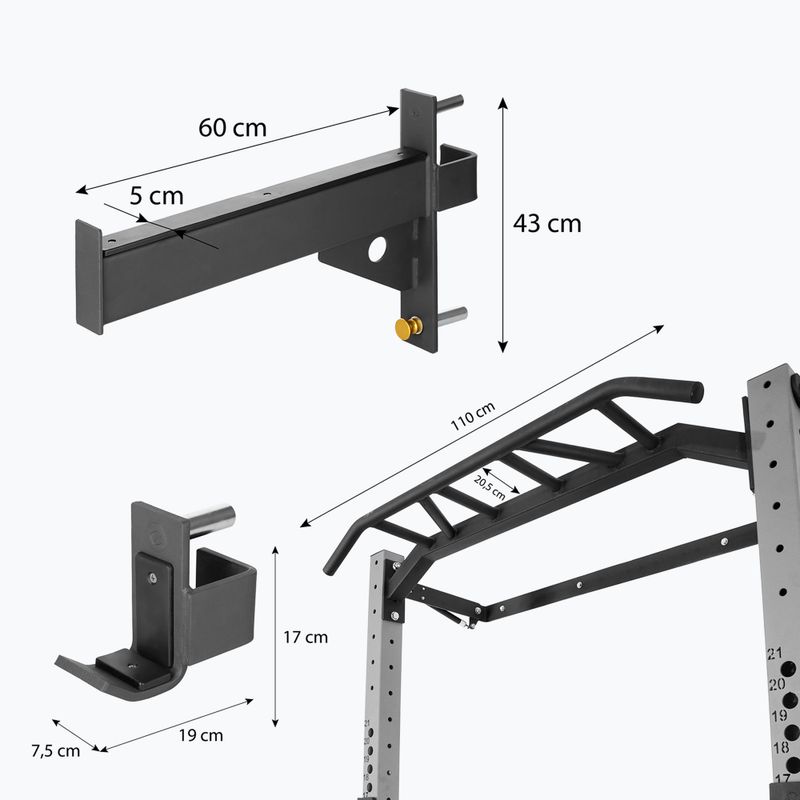 Posilňovacia klietka HMS KLT23 silver 7