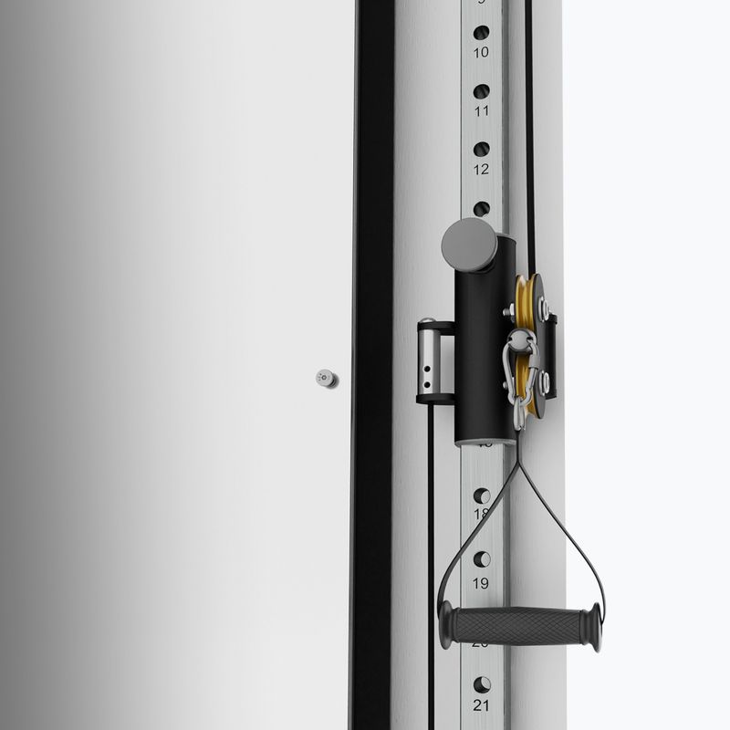 Dvojitá posilovacia kladka  na stenu HMS BS302 Commercial silver 7