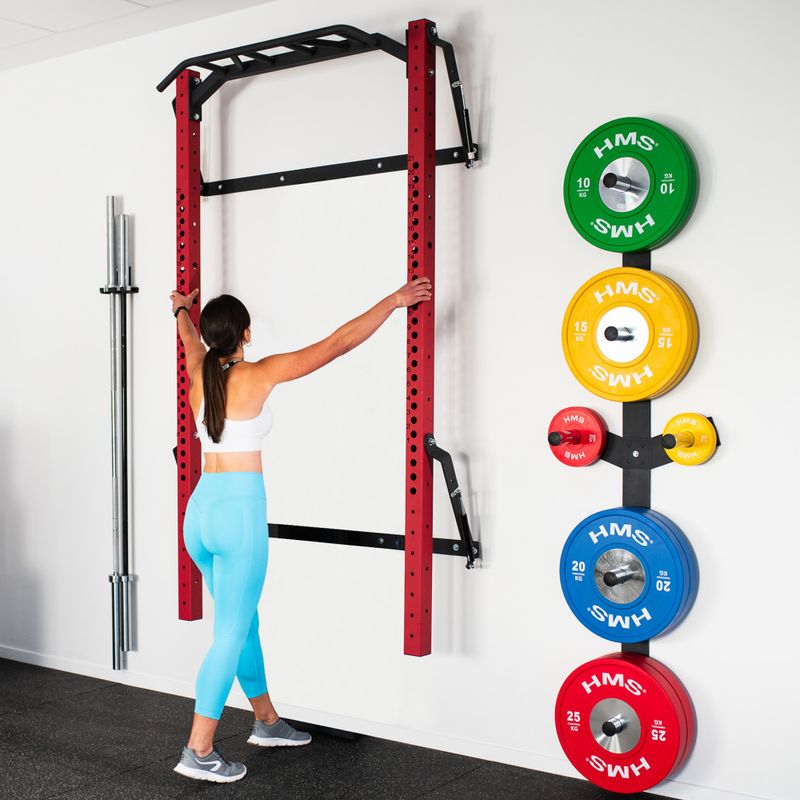 Skládacia posilňovacia klietka HMS KLT23 red/black 11