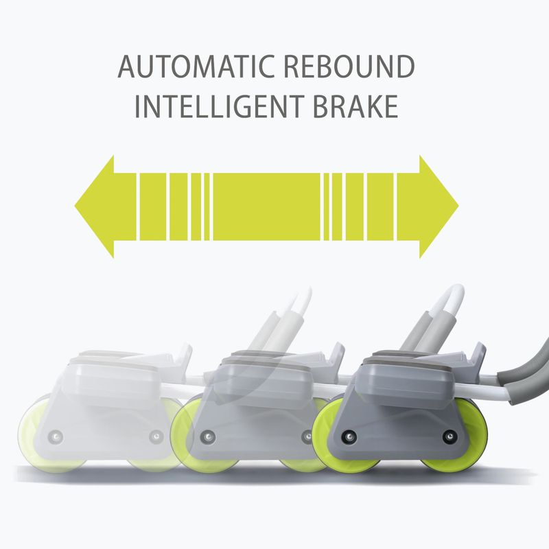 Automatické koliesko na cvičenie brušných svalov s displejom HMS KA08 sivá 8