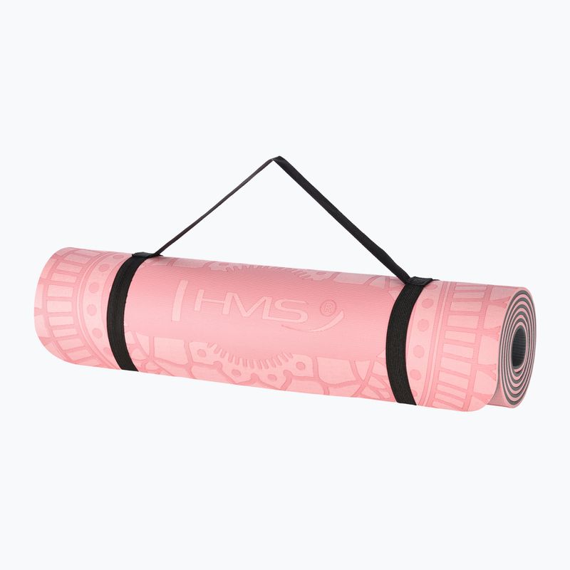 Podložka na jogu HMS YM10 light pink 2
