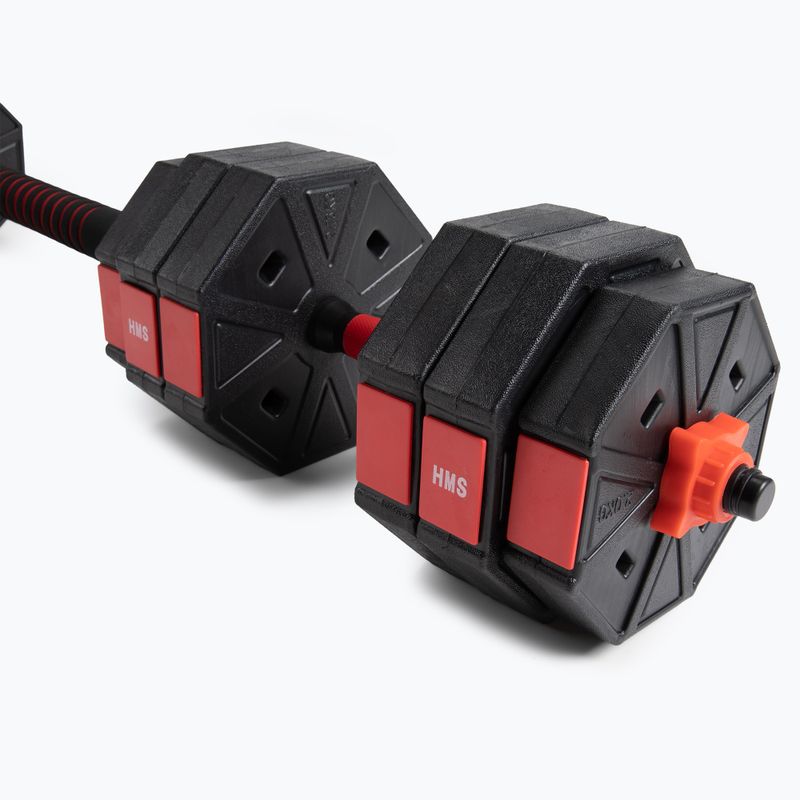 Sada činiek HMS s vymeniteľnými závažiami Sgc20 čierno-červená 17-57-030 3