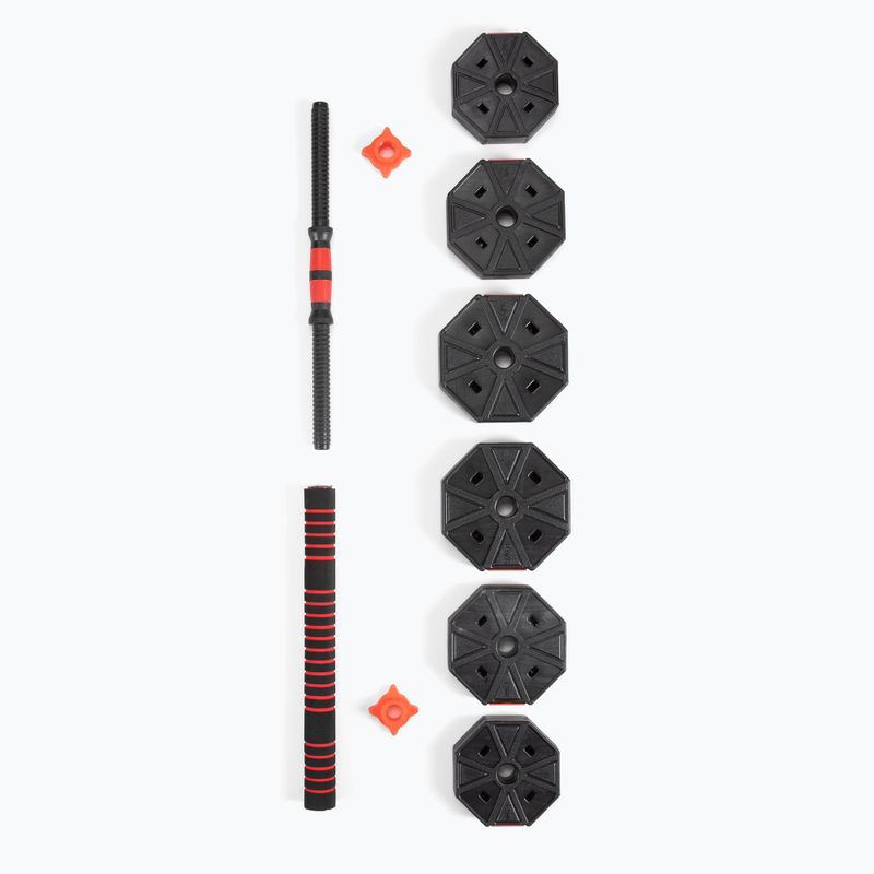 Sada činiek HMS s vymeniteľnými závažiami Sgc20 čierno-červená 17-57-030 7