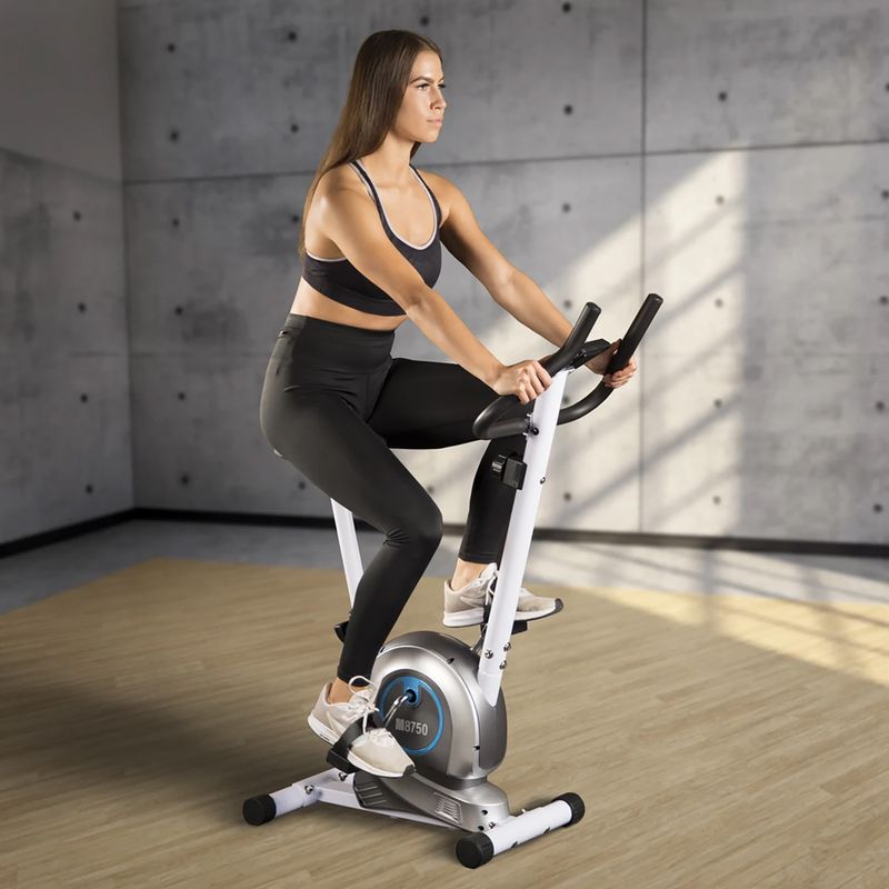 Stacionárny bicykel HMS M8750 biely 12