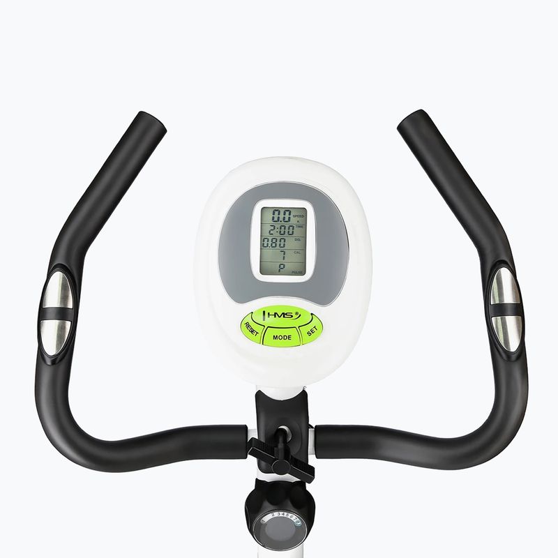 Stacionárny bicykel HMS M9239 biely/zelený 6