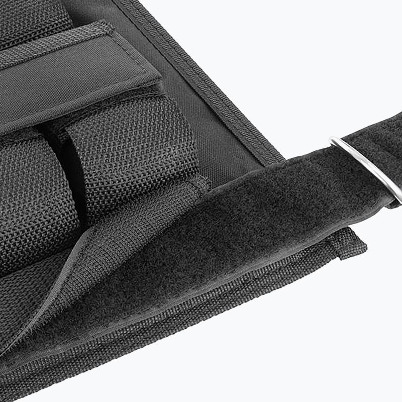 Tréningová vesta so záťažou HMS KTO16 16 kg čierna 7