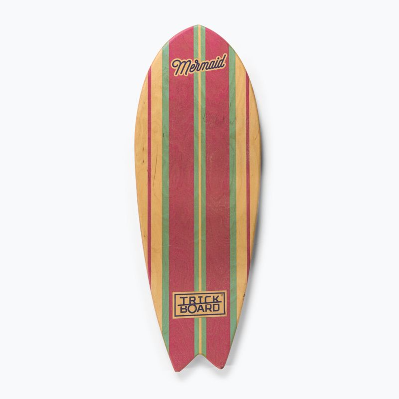 Balančná doska s valčekom Trickboard Fish Mermaid červeno-hnedá TB-1736 3