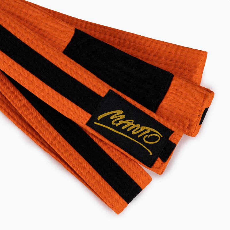 BJJ opasok pre deti MANTO Tag oranžový s čiernym pruhom MNA867_ORG/BLK_M1 2