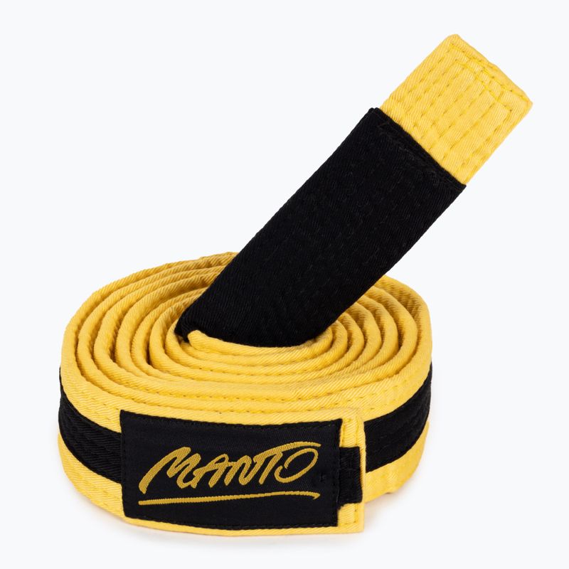 BJJ opasok pre deti MANTO Tag žltý s čiernym pruhom MNA867_YEL/BLK_M0 3