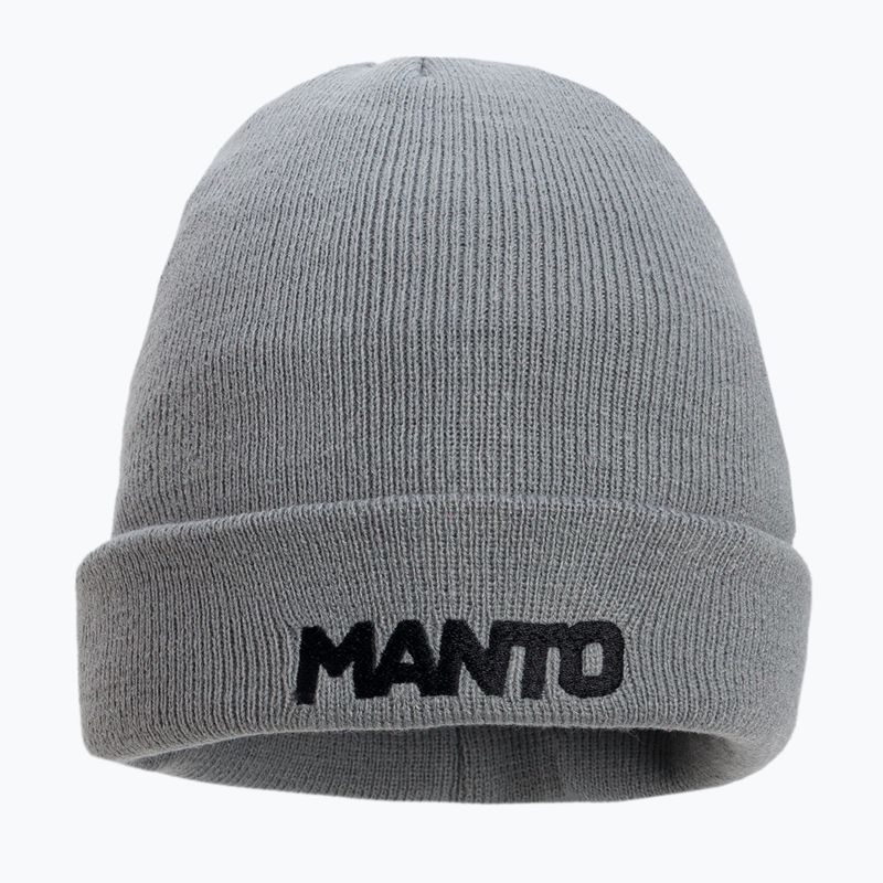 MANTO Logotyp 21 čiapka sivá MNC465_MEL_9UN 2