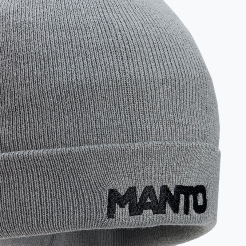 MANTO Logotyp 21 čiapka sivá MNC465_MEL_9UN 3
