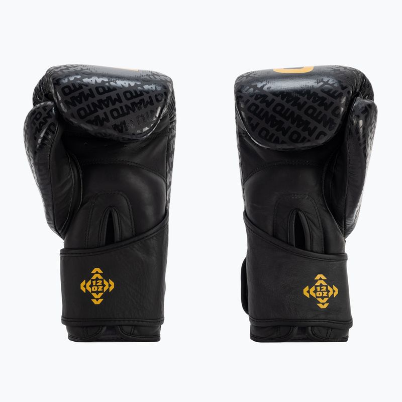 MANTO Prime 2. Profesionálne boxerské rukavice čierne MNA874_BLK 2