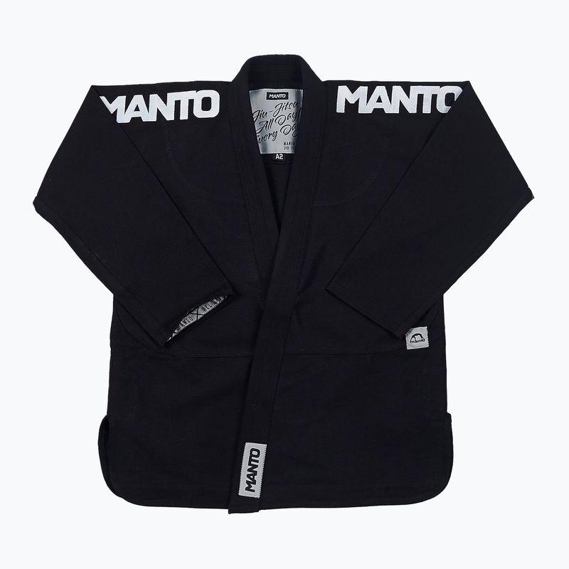 GI pre brazílske jiu-jitsu pánske MANTO X4 black MNG978_BLK_A1 2