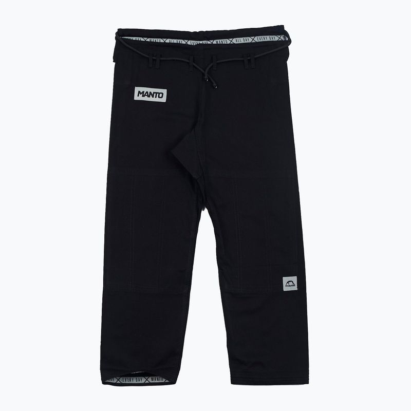 GI pre brazílske jiu-jitsu pánske MANTO X4 black MNG978_BLK_A1 3