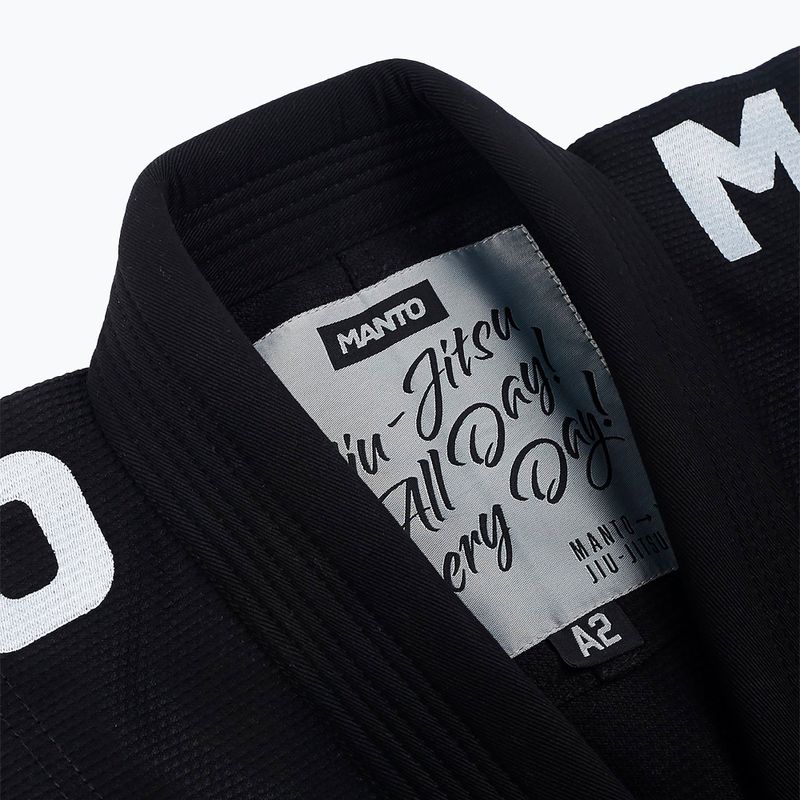 GI pre brazílske jiu-jitsu pánske MANTO X4 black MNG978_BLK_A1 4