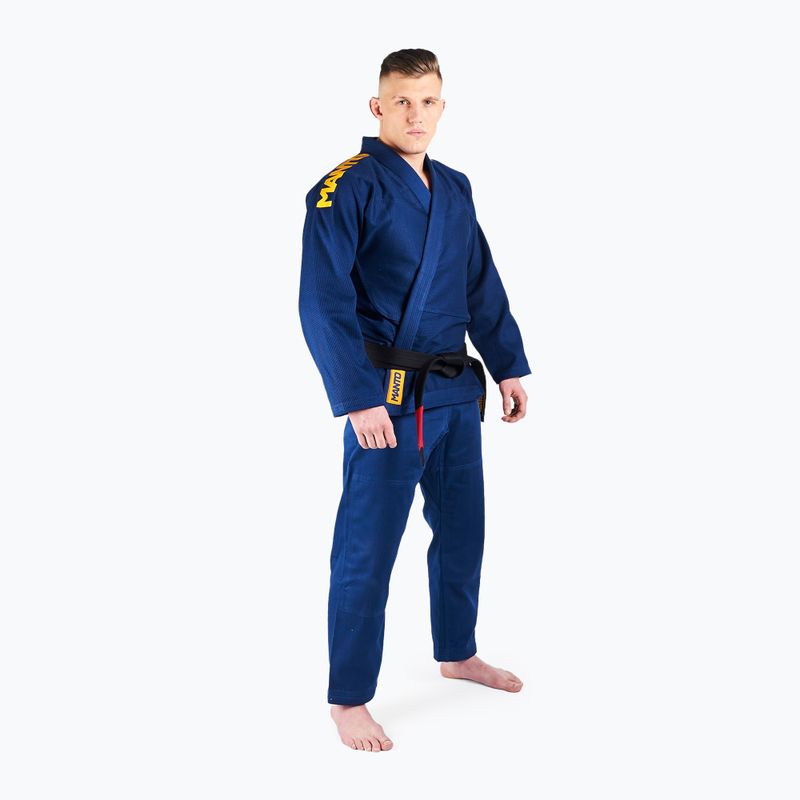 GI pre brazílske jiu-jitsu pánske MANTO X4 navy blue MNG978_NAV_A1
