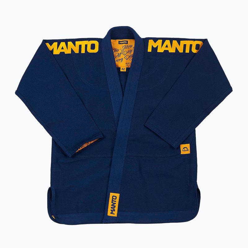 GI pre brazílske jiu-jitsu pánske MANTO X4 navy blue MNG978_NAV_A1 2