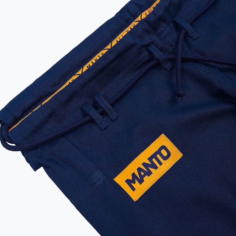 GI pre brazílske jiu-jitsu pánske MANTO X4 navy blue MNG978_NAV_A1 7