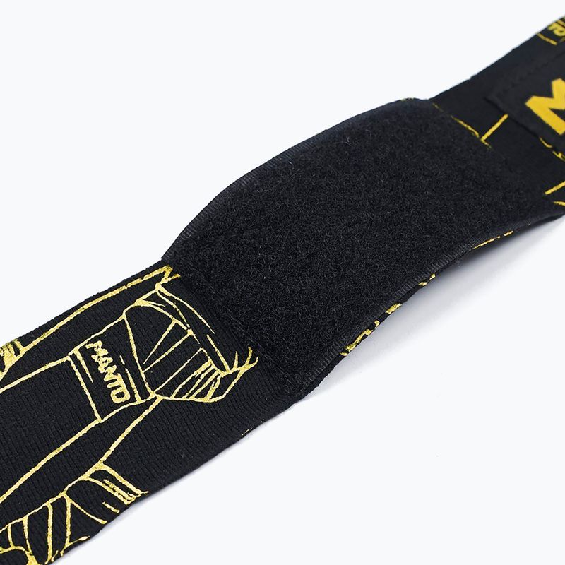 MANTO Punch čierne boxerské bandáže MNA884_BLK_9UN 3