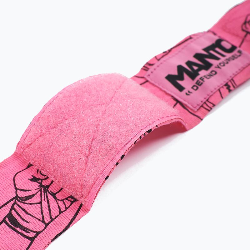 Ružové boxerské bandáže MANTO Punch MNA884_PIN_9UN 3