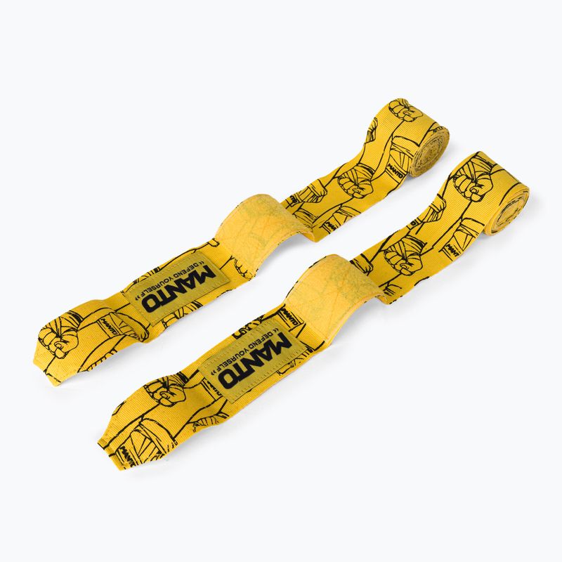 MANTO Punch žlté boxerské bandáže MNA884 2