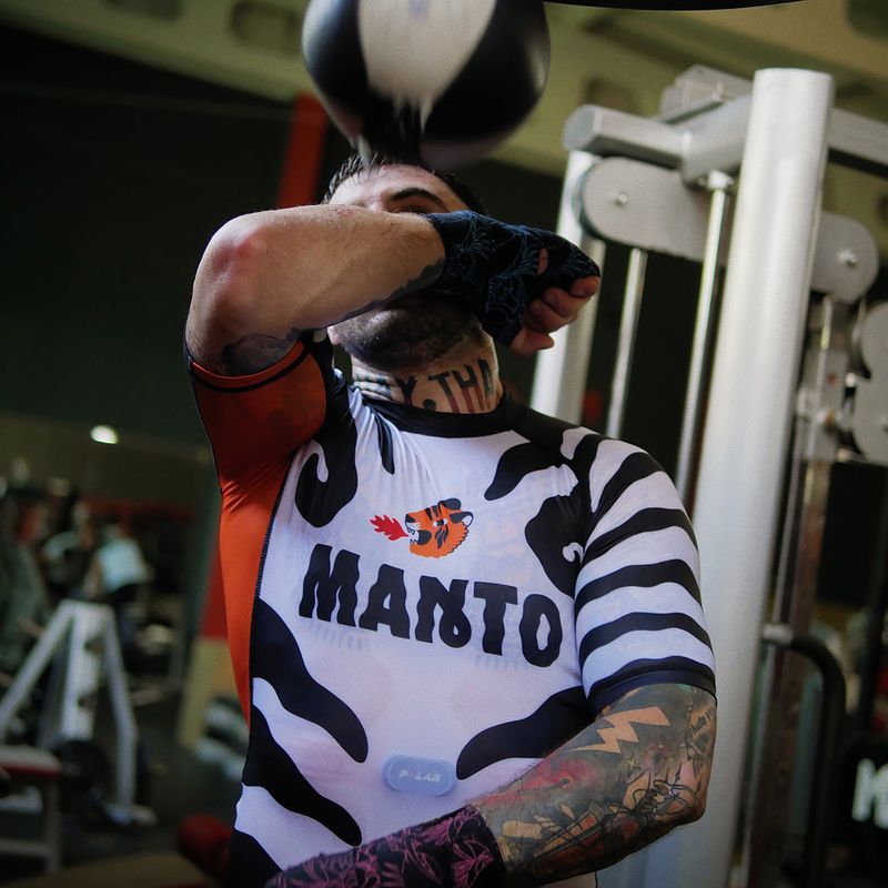 MANTO pánsky Rashguard Tigre white MNR849_WHT_2S 5