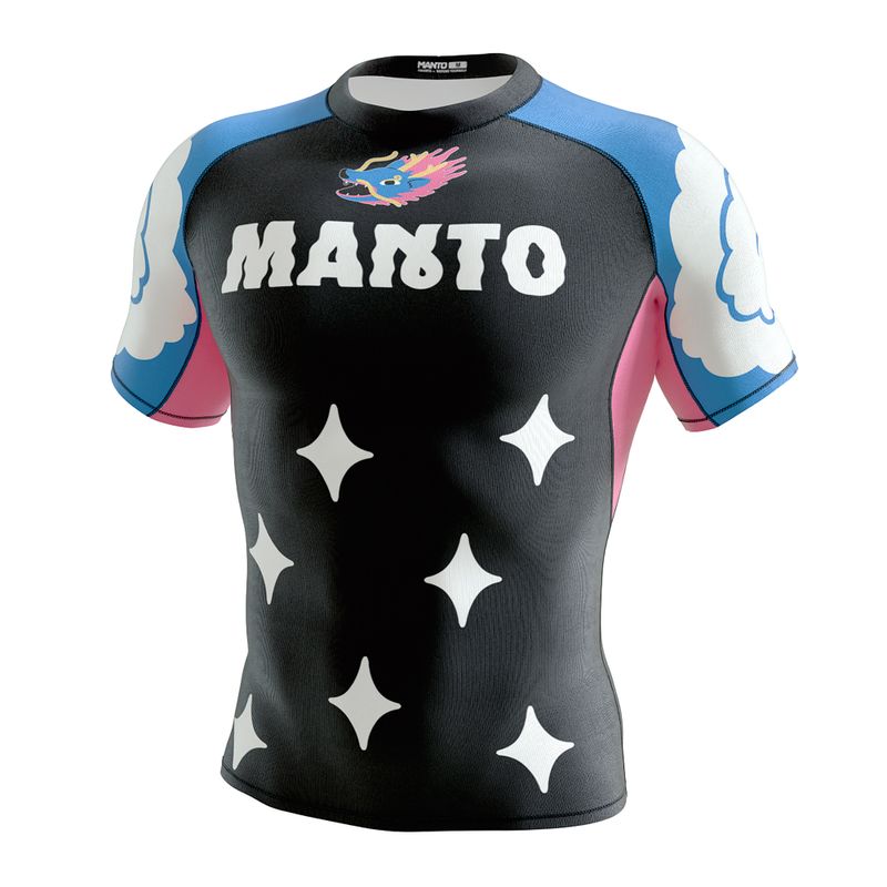 MANTO Dragon pánsky Rashguard čierny MNR850_BLK_2S