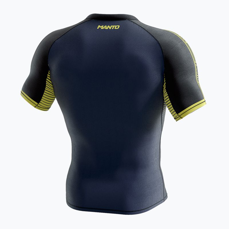 MANTO Stripe 2.0 pánsky Rashguard navy blue MNR851_NAV_2S 2