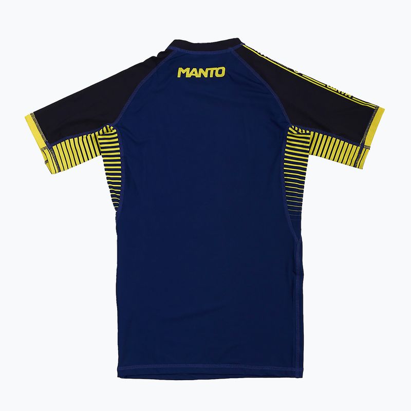 MANTO Stripe 2.0 pánsky Rashguard navy blue MNR851_NAV_2S 4