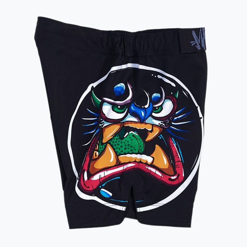 MANTO Panther pánske tréningové šortky čierne MNS005_BLK_2S 2