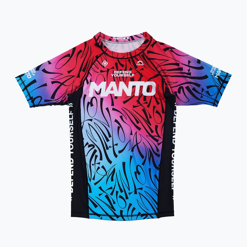 MANTO pánsky Rashguard Multi Gradient red MNR854_BLK_2S 3