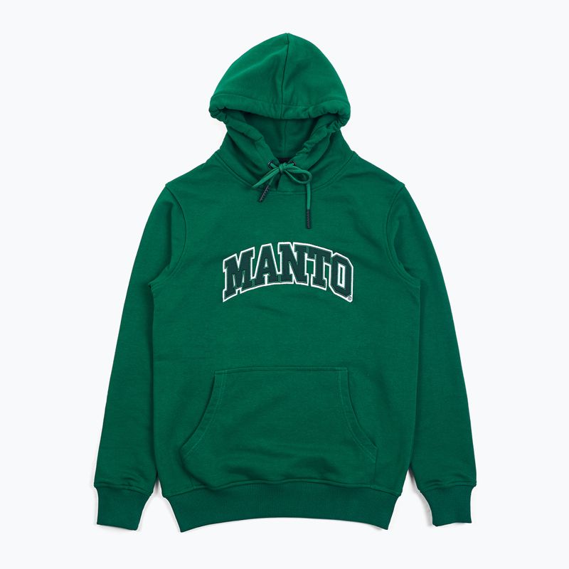 Pánska mikina MANTO Varsity zelená MNH479_GRE