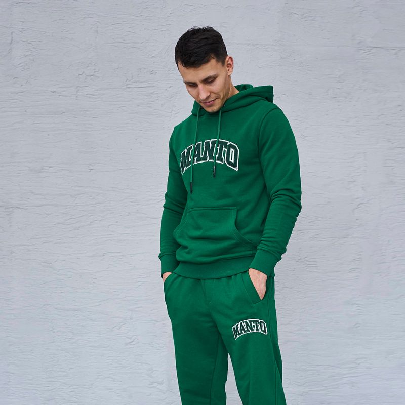Pánska mikina MANTO Varsity zelená MNH479_GRE 4