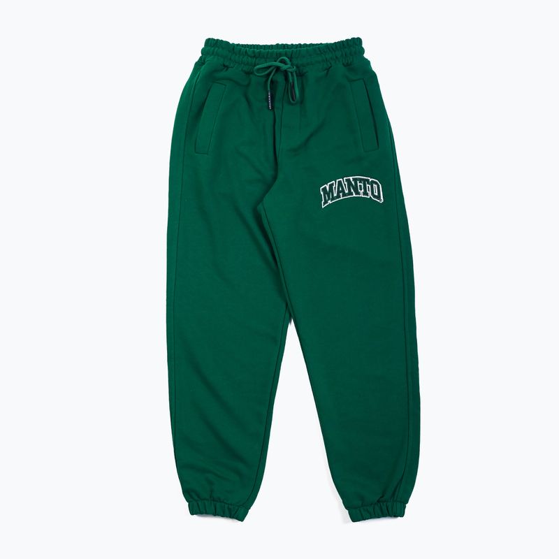 Pánske tréningové nohavice MANTO Varsity green MNS546_GRE