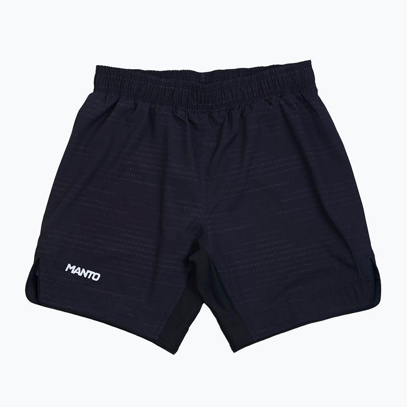 MANTO pánske tréningové šortky Overload black MNR863