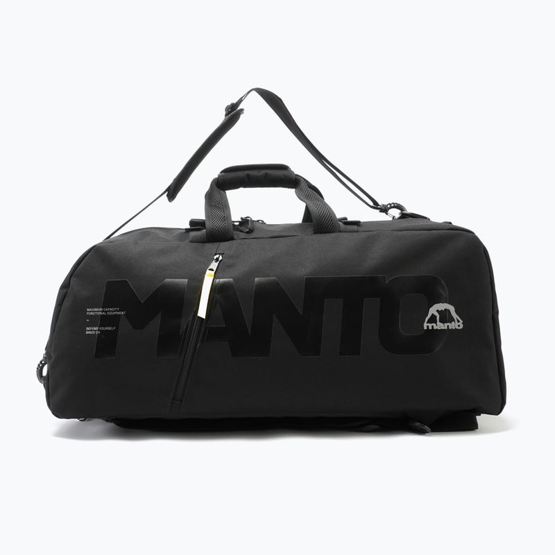MANTO 2 v 1 Blackout tréningová taška čierna MNB008_BLK