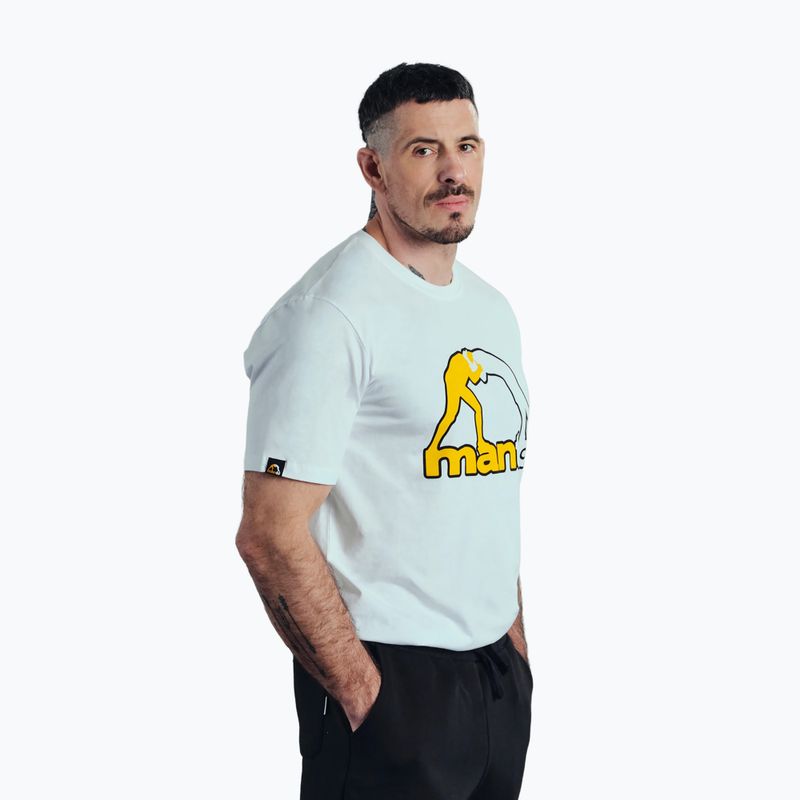 Pánske tričko MANTO Logo white 3