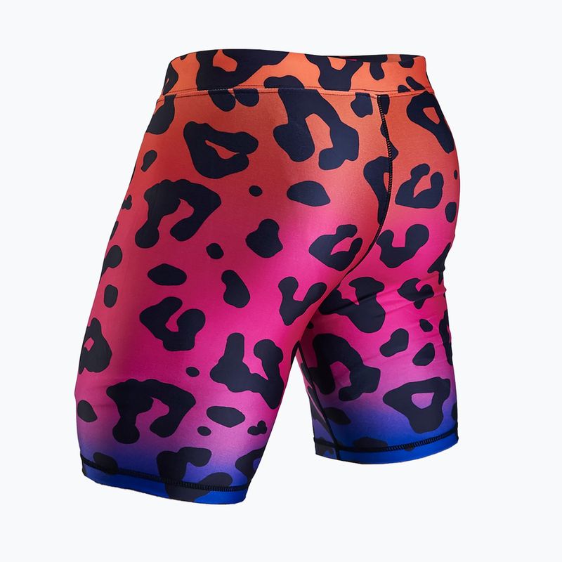 MANTO pánske šortky Leopardia čierna potlač 2