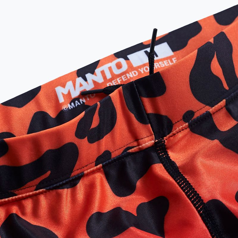 MANTO pánske šortky Leopardia čierna potlač 3