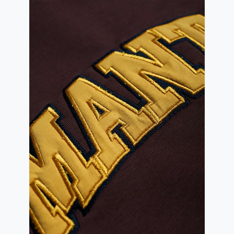 Pánska mikina Manto Varsity brown 3