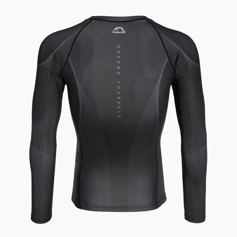 MANTO FLOW pánsky Rashguard s dlhým rukávom black 2